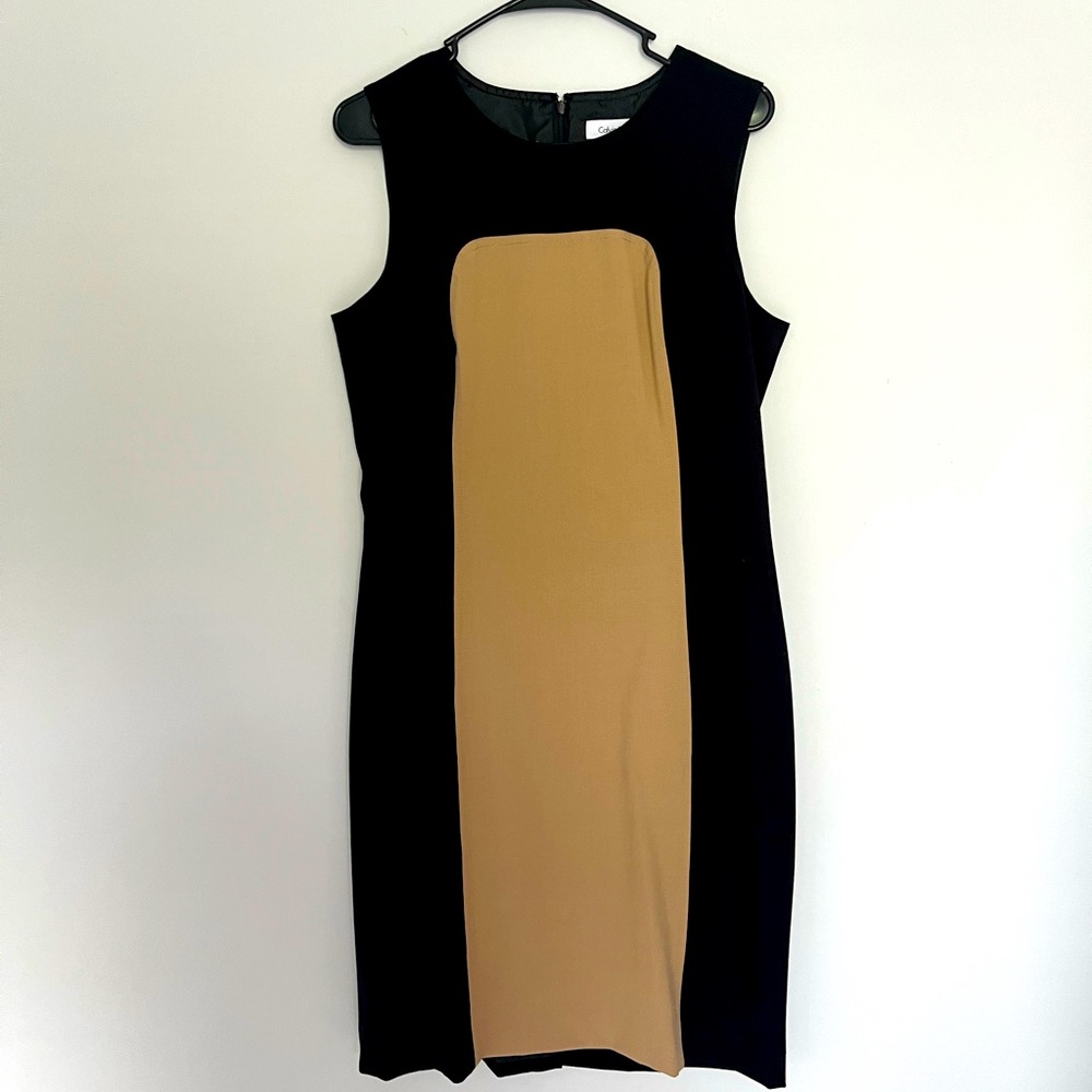 Suede Calvin Klein Dress